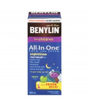 Benylin for Children All-in-One Cold and Fever Nightime Syrup